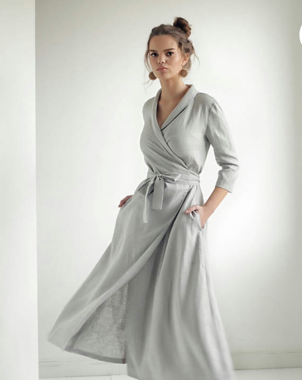 Long Sleeve Long Wrap Dress Sale Online, UP TO 60% OFF |  www.editorialelpirata.com